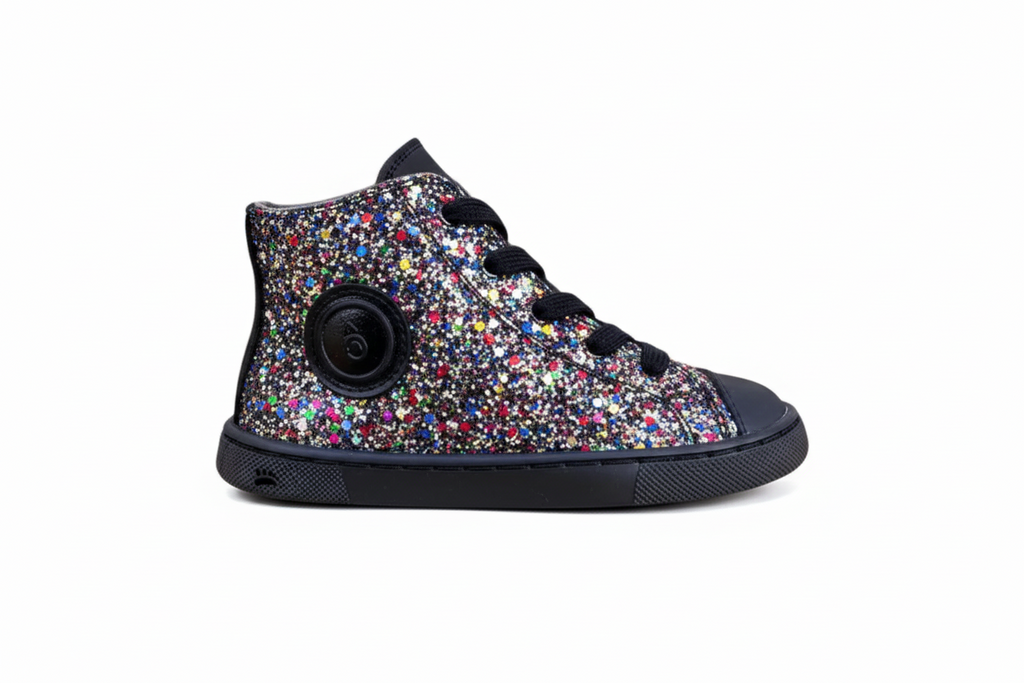 Botín Barefoot Coqueflex Elektra Niñas Glitter Multicolor
