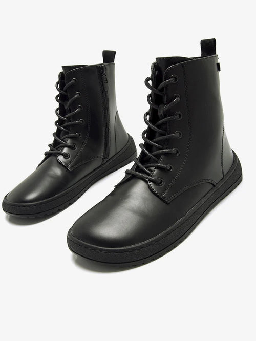 Botines Militares Barefoot Mustang Free Alaska Negros