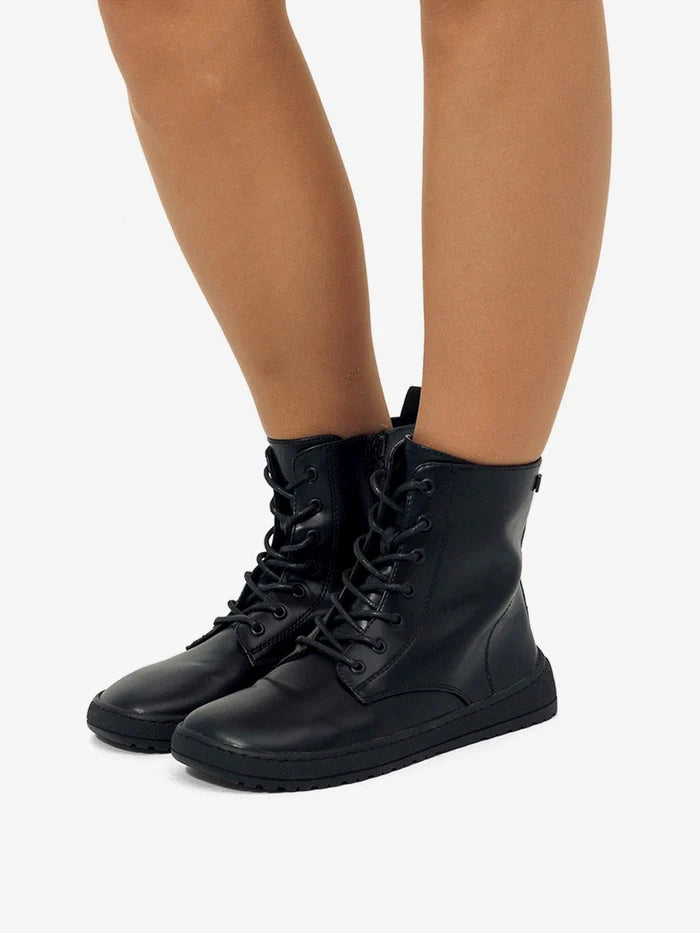 Botines Militares Barefoot Mustang Free Alaska Negros