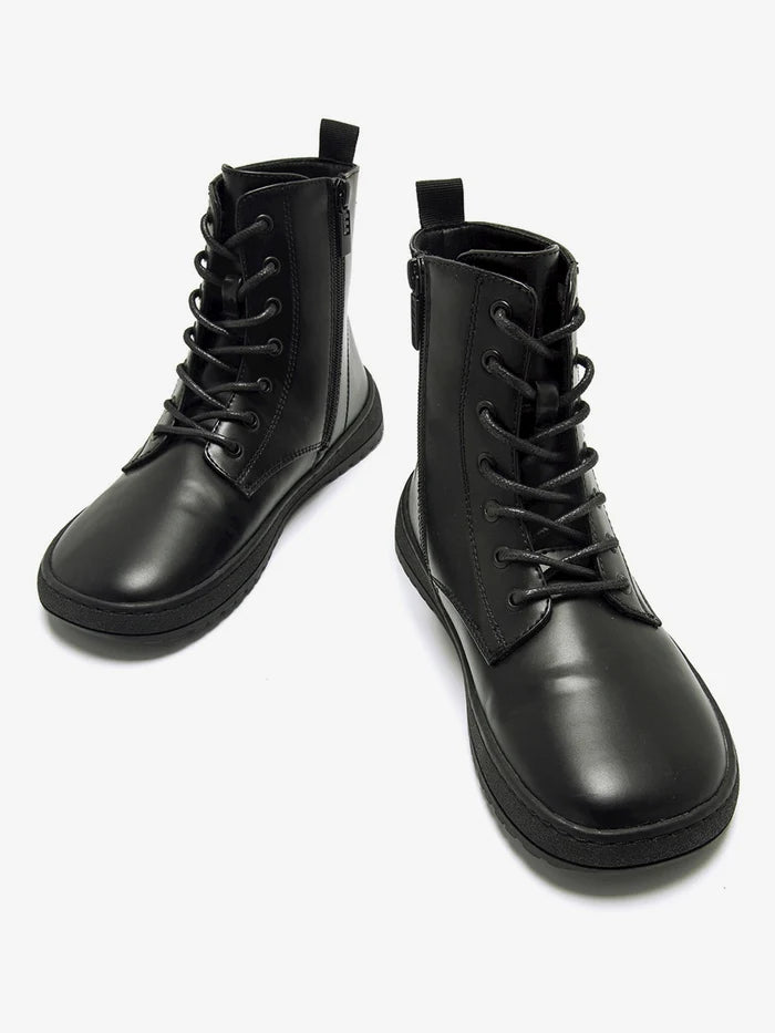 Botines Militares Barefoot Mustang Free Alaska Negros