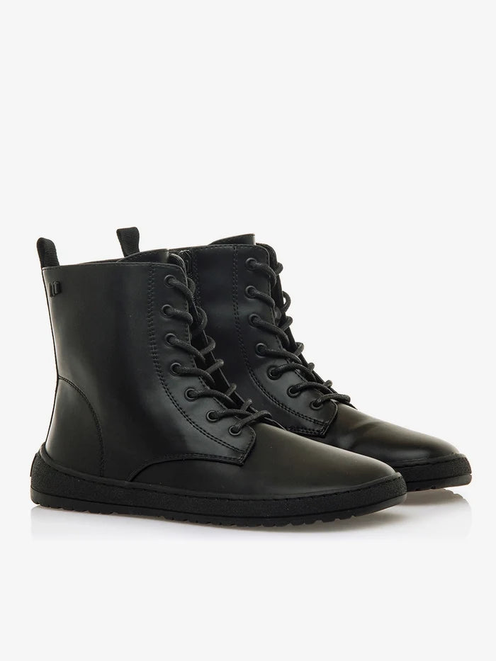Botines Militares Barefoot Mustang Free Alaska Negros