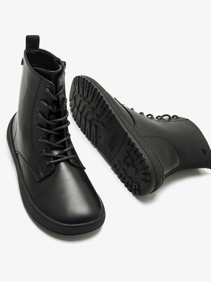 Botines Militares Barefoot Mustang Free Alaska Negros