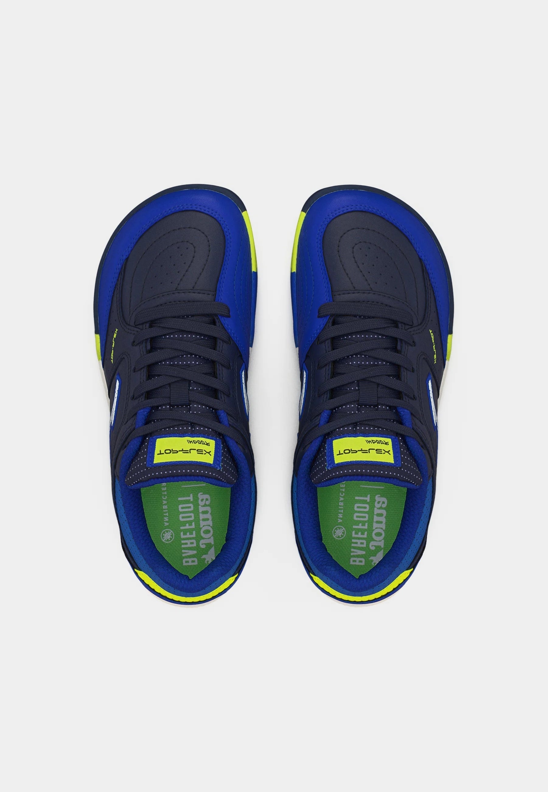 Zapatillas Barefoot Juvenil Joma Top Flex Futbol Sala Azul