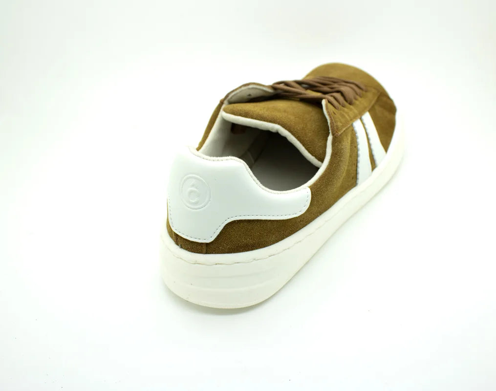 Deportivo Barefoot Tabaco Blanco Hombre casual coqueflex horma plus