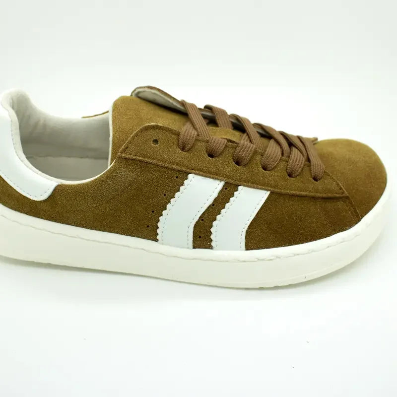 Deportivo Barefoot Tabaco Blanco Hombre casual coqueflex horma plus