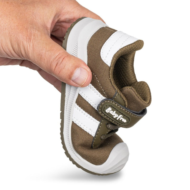 Deportivas Barefoot Doble Banda verde Baby Free