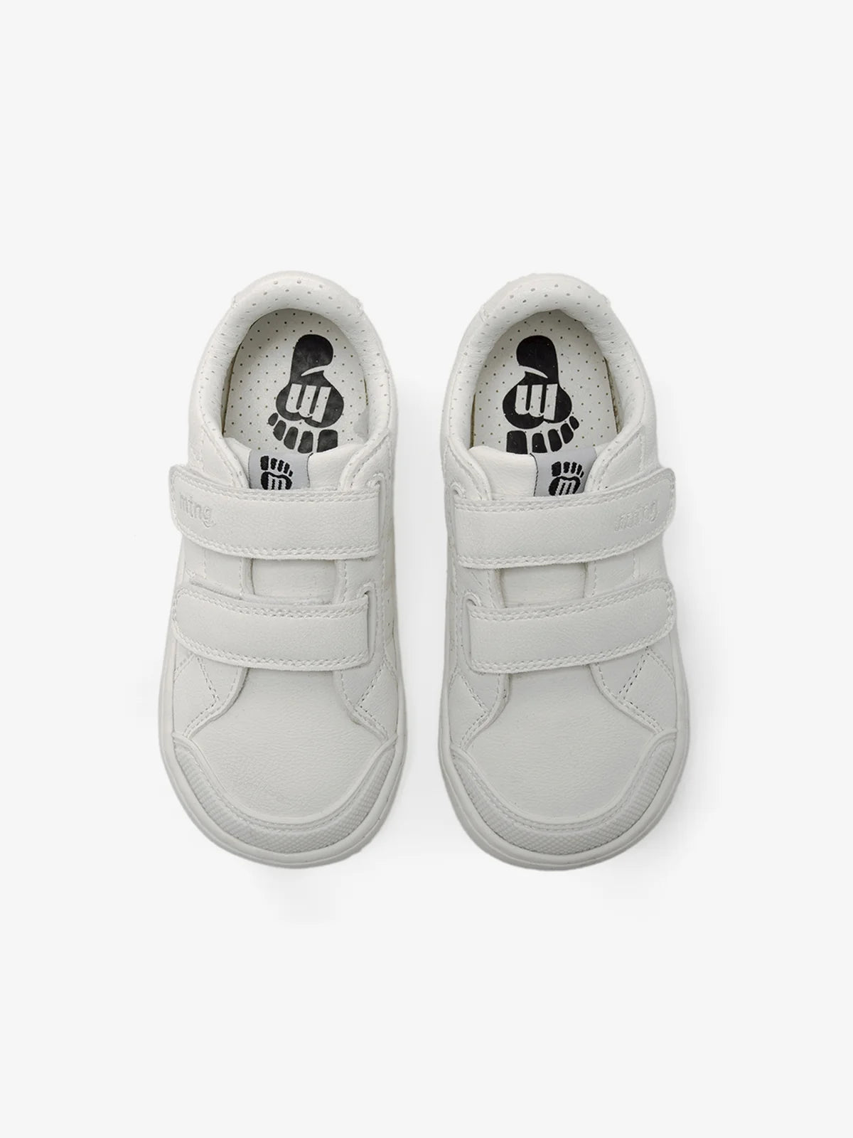 Deportiva colegial barefoot Mustang Free Blanca