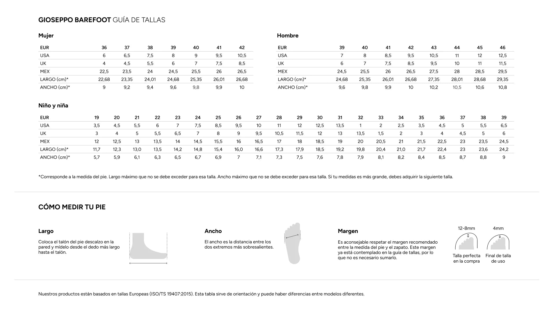 Zapatilla Barefoot Gioseppo Marrón Piel