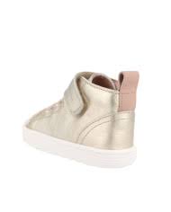 Botas Barefoot Bebé Blanditos Modelo Pekín Champán estilo Converse – Calzado Respetuoso Primeros Pasos