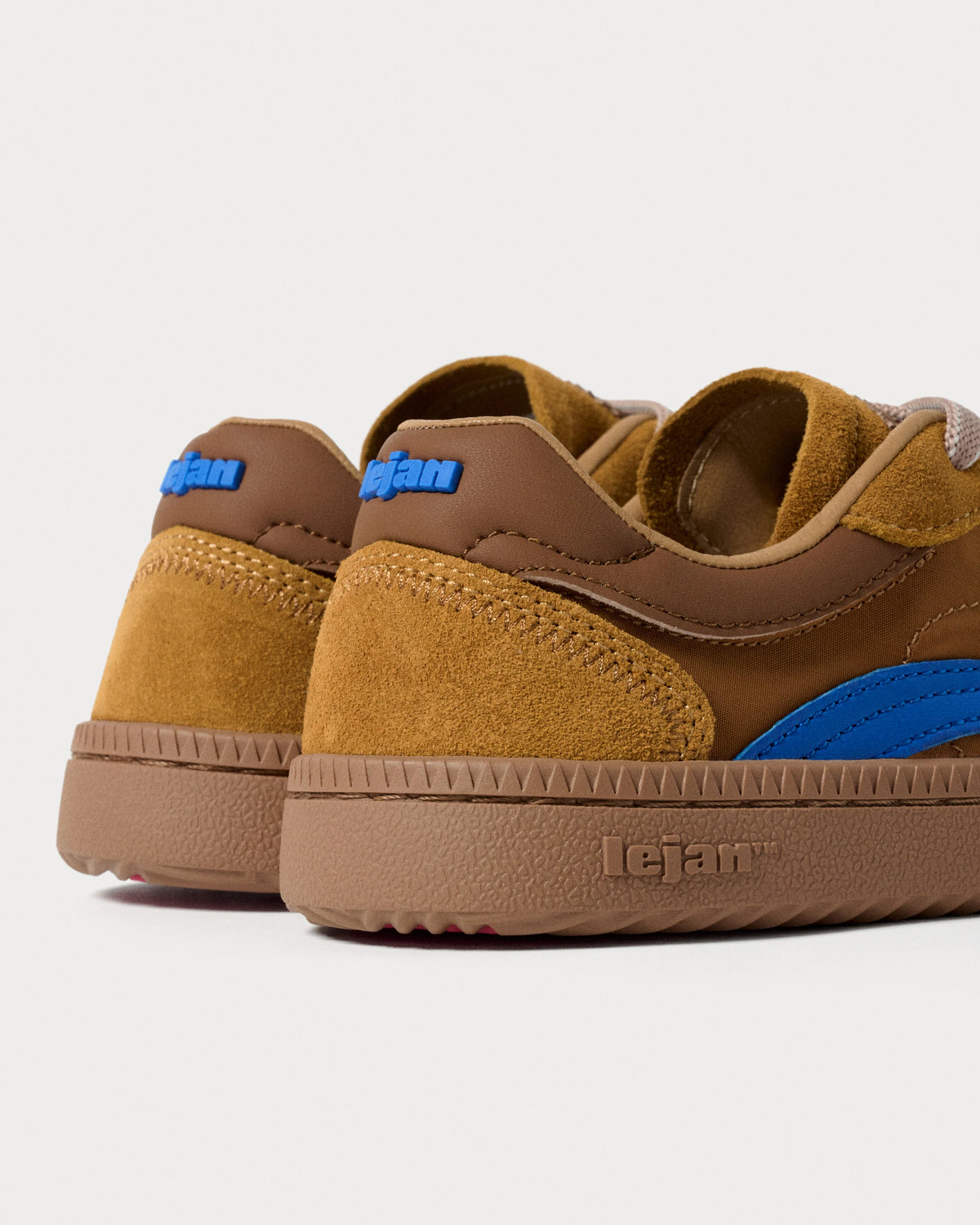 Lejan One Camel Electric Blue Zapatilla Barefoot