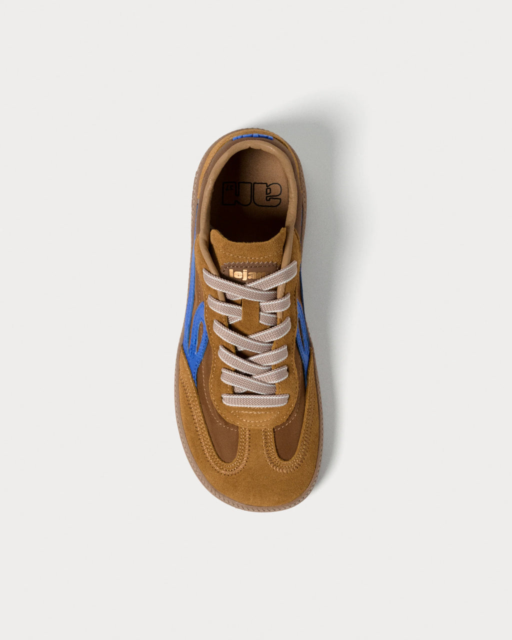 Lejan One Camel Electric Blue Zapatilla Barefoot