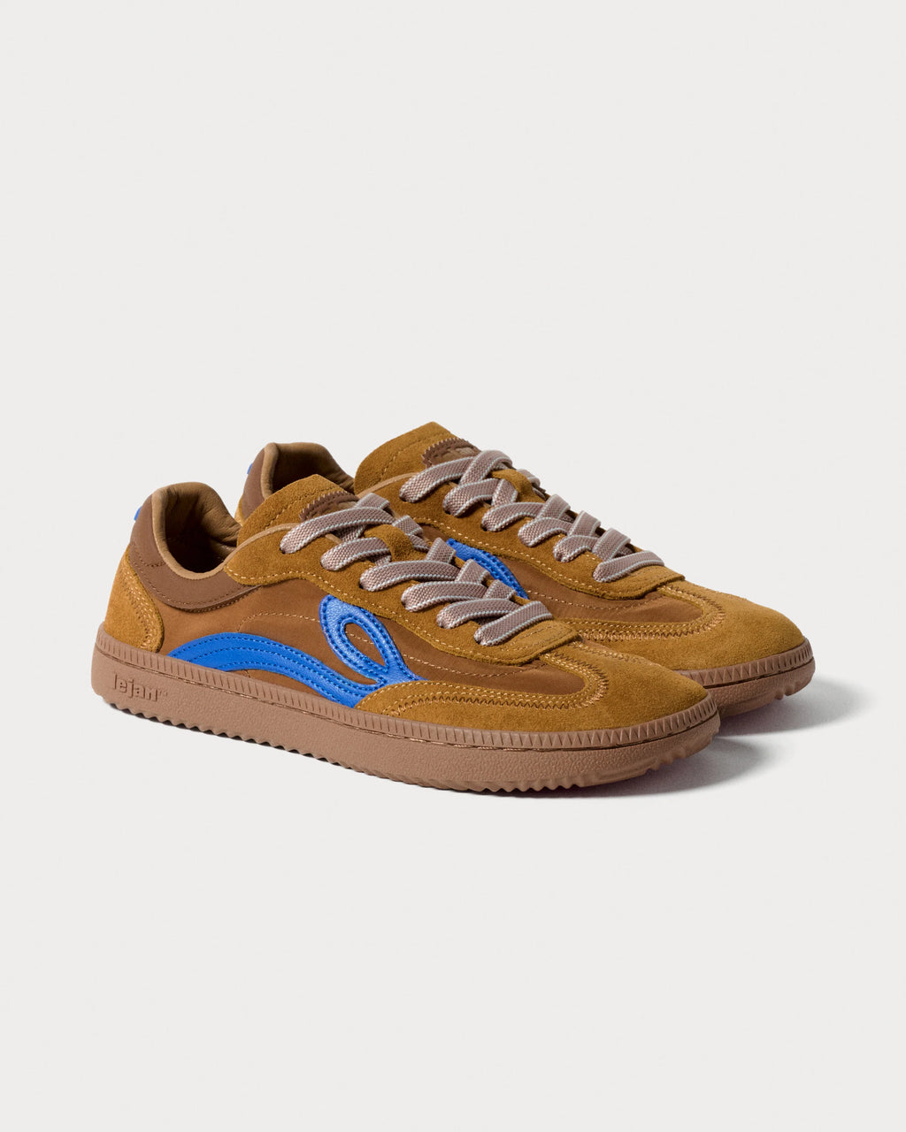 Lejan One Camel Electric Blue Zapatilla Barefoot