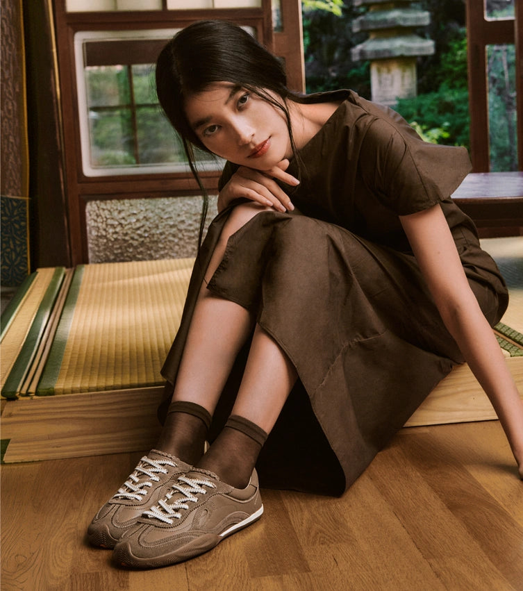 Zapatilla Barefoot Lejan modelo Sakura Brown