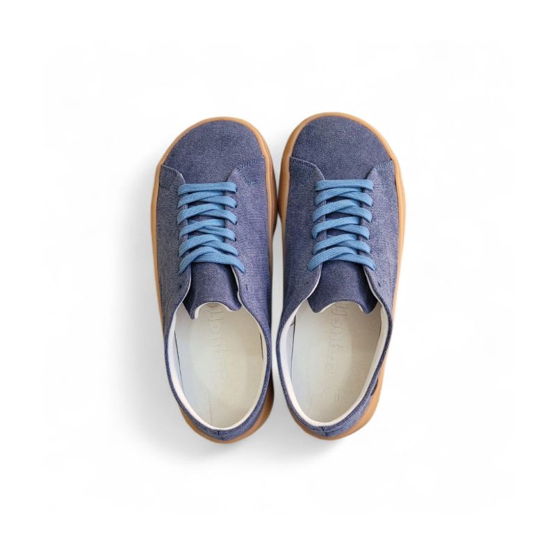 Zapatillas Barefoot Coqueflex Lona Marino