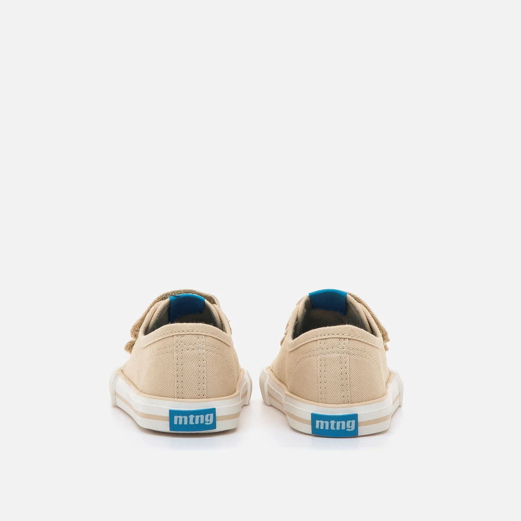Zapatillas Barefoot Mustang Free de Lona para Niños Beige
