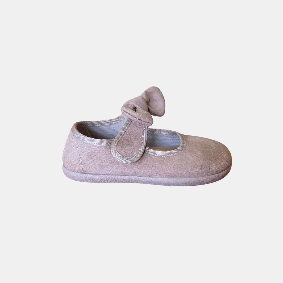 Merceditas Barefoot Batilas con Lazo Extraíble Beig