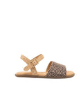 Sandalias Barefoot Mustang Punti Tan Moteado
