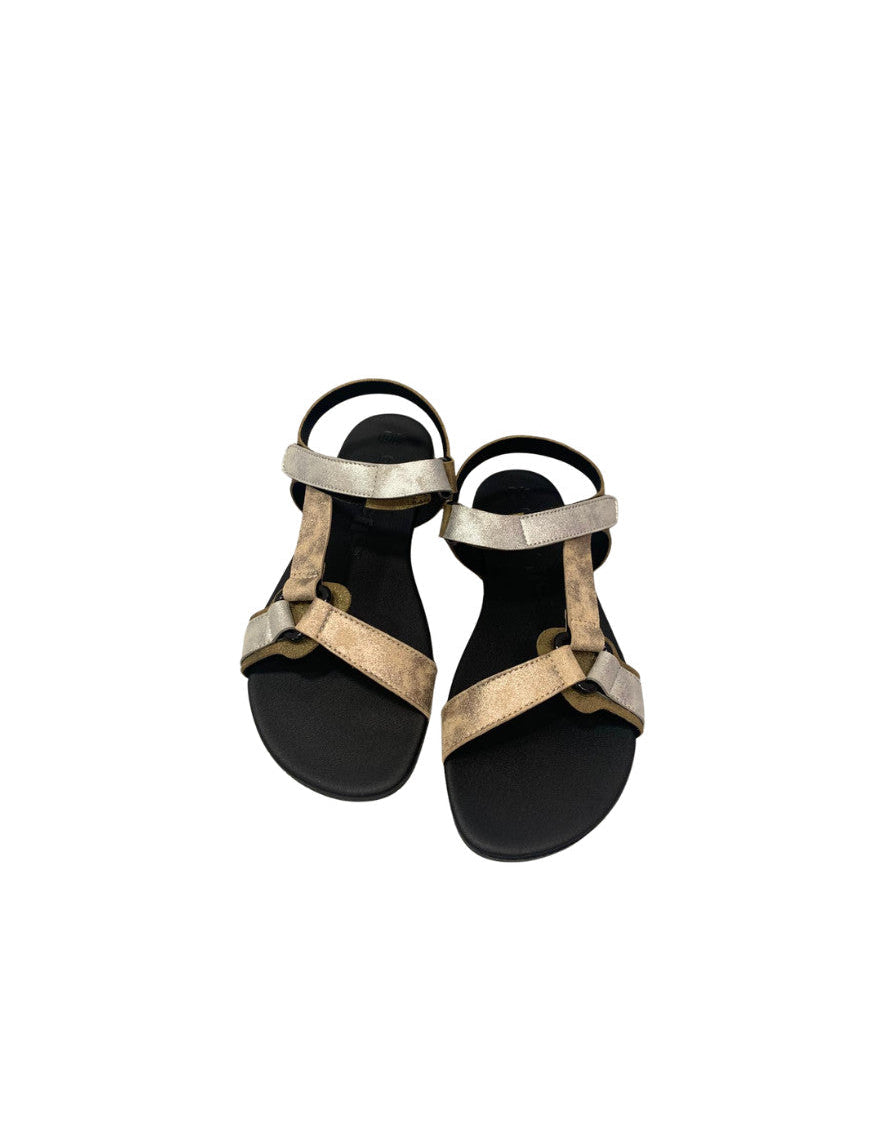 Sandalia Barefoot Coqueflex 1445 Metalizada