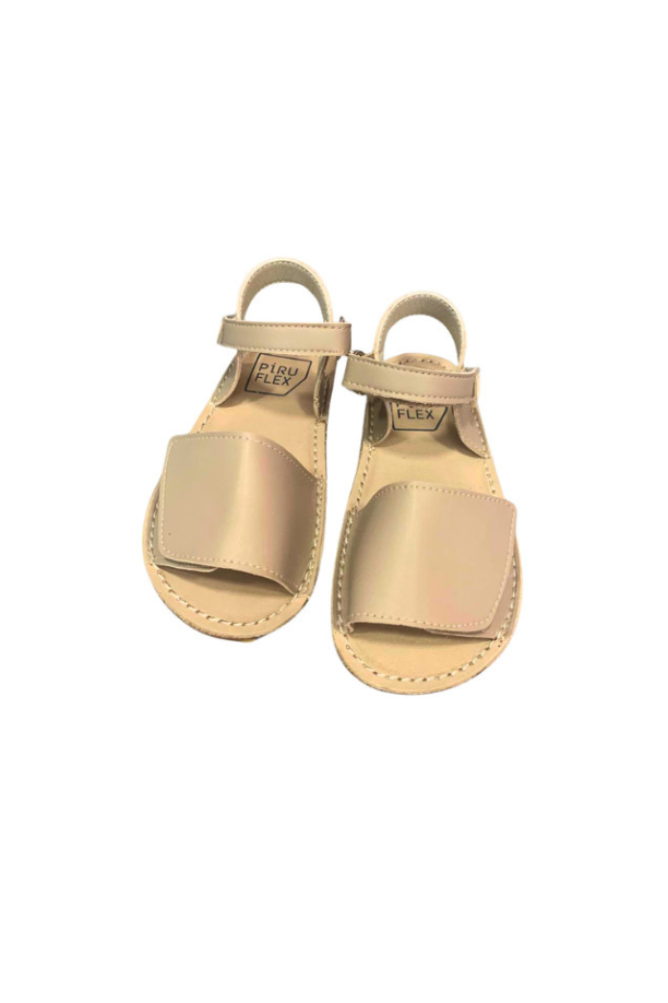 Sandalia Barefoot Piruflex Menorquina Marfil