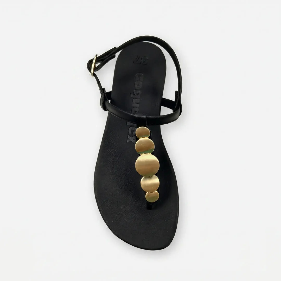 Sandalia Barefoot Coqueflex 1571 Negra