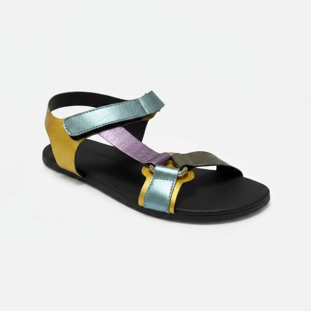Sandalia Barefoot Coqueflex Jupiter Multicolor