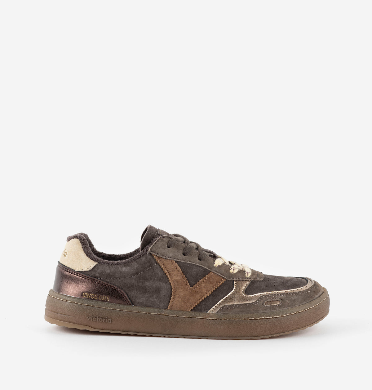 Zapatilla Victoria Duna Barefoot Serraje y Metal