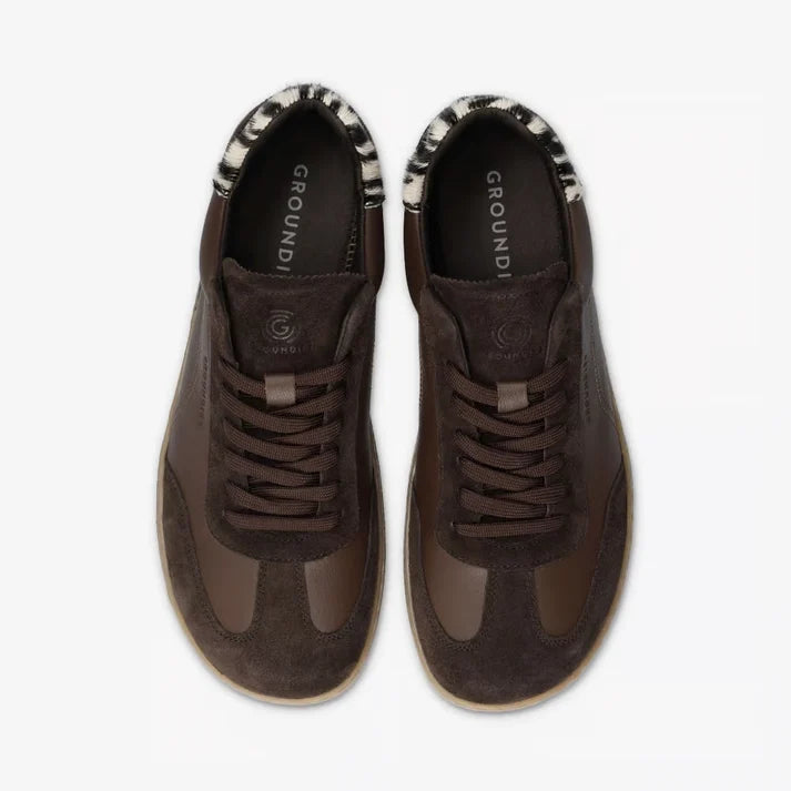 Zapatillas Barefoot Marrones Groundies Panama