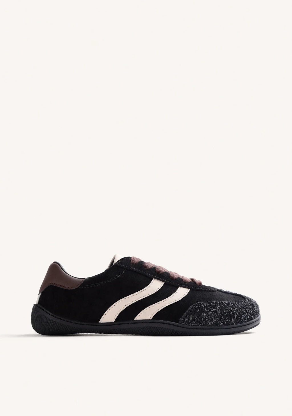 Zapatilla Barefoot Gioseppo Negro Piel Serraje