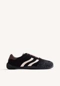 Zapatilla Barefoot Gioseppo Negro Piel Serraje