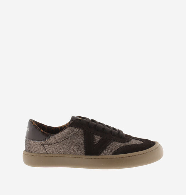 Zapatilla Victoria Olmo Barefoot Glitter & Serraje