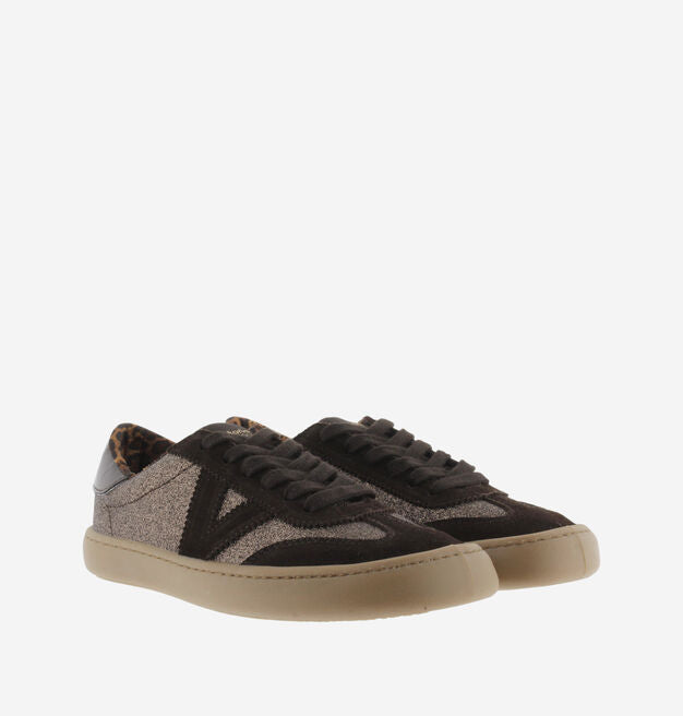 Zapatilla Victoria Olmo Barefoot Glitter & Serraje
