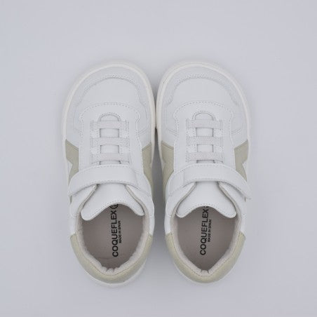 Zapatillas Barefoot Infantiles Coqueflex 4389 Blanco Latte