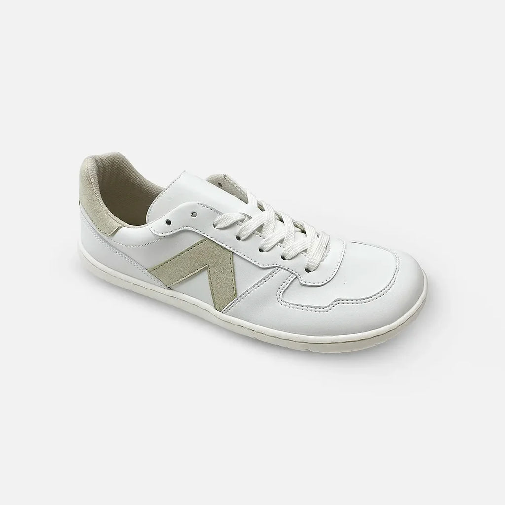 Zapatillas Barefoot Coqueflex Suede Blanco