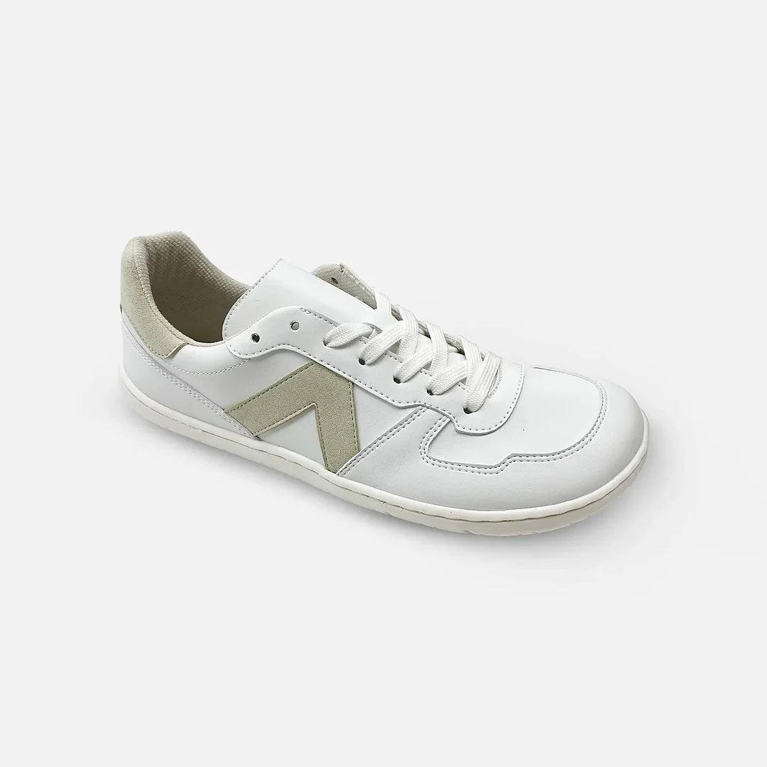 Zapatillas Barefoot Coqueflex Suede Blanco