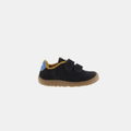 Zapatilla Barefoot Victoria Piel Serraje Marino