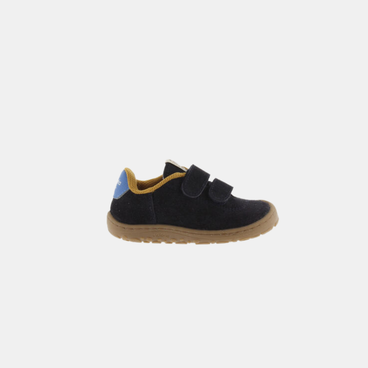 Zapatilla Barefoot Victoria Piel Serraje Marino