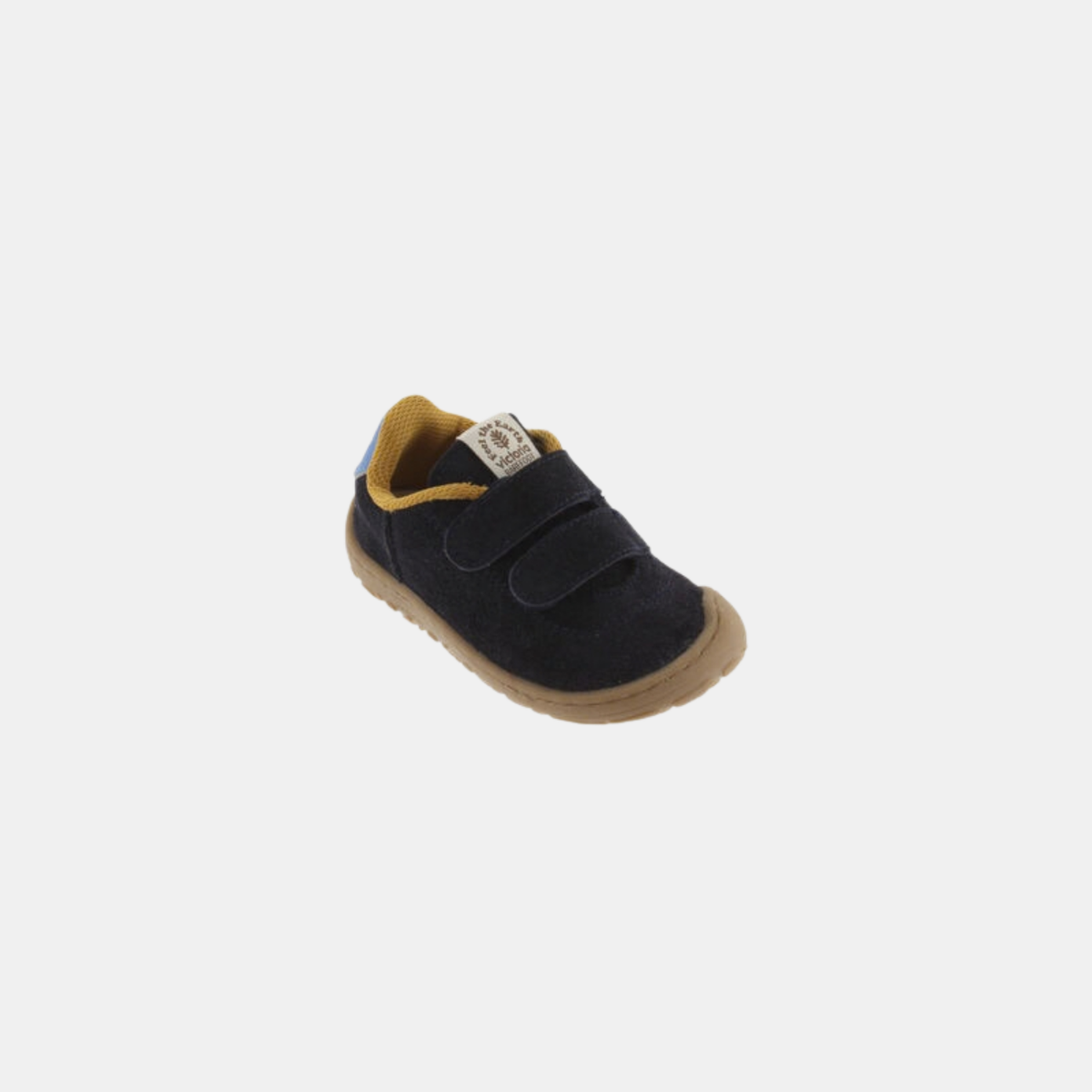 Zapatilla Barefoot Victoria Piel Serraje Marino